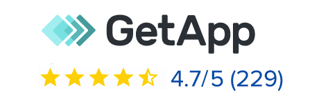 229 GetApp Reviews with 4.7 out of 5 Stars