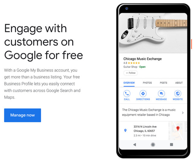 Google My Business Home image
