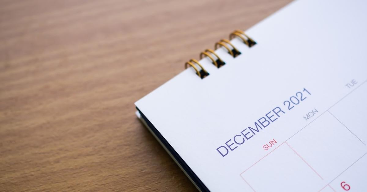 a december 2021 calendar